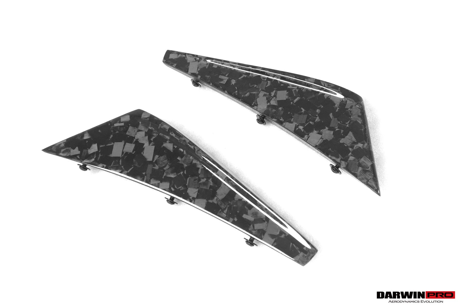 DarwinPRO 2019-2023 Lamborghini Huracan EVO 4WD ONLY BKSS Style Carbon Front Bumper Canards
