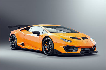 2016-2019 Lamborghini Huracan LP580 Carbon Fiber Front Bumper Canards DarwinPRO (BKSS) (CF5556BKSS580-FBCRD)