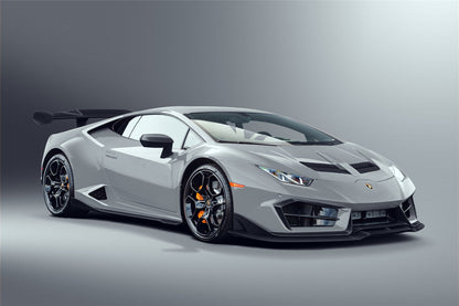 2016-2019 Lamborghini Huracan LP580 Carbon Fiber Front Bumper Canards DarwinPRO (BKSS) (CF5556BKSS580-FBCRD)