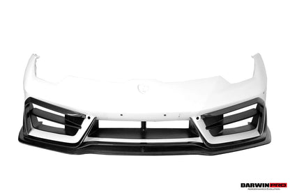 2016-2019 Lamborghini Huracan LP580 Carbon Fiber Front Lip Splitter DarwinPRO (BKSS) (CF5556BKSS580-FL)