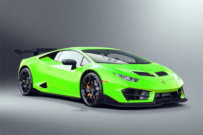 2016-2019 Lamborghini Huracan LP580 Carbon Fiber Front Lip Splitter DarwinPRO (BKSS) (CF5556BKSS580-FL)