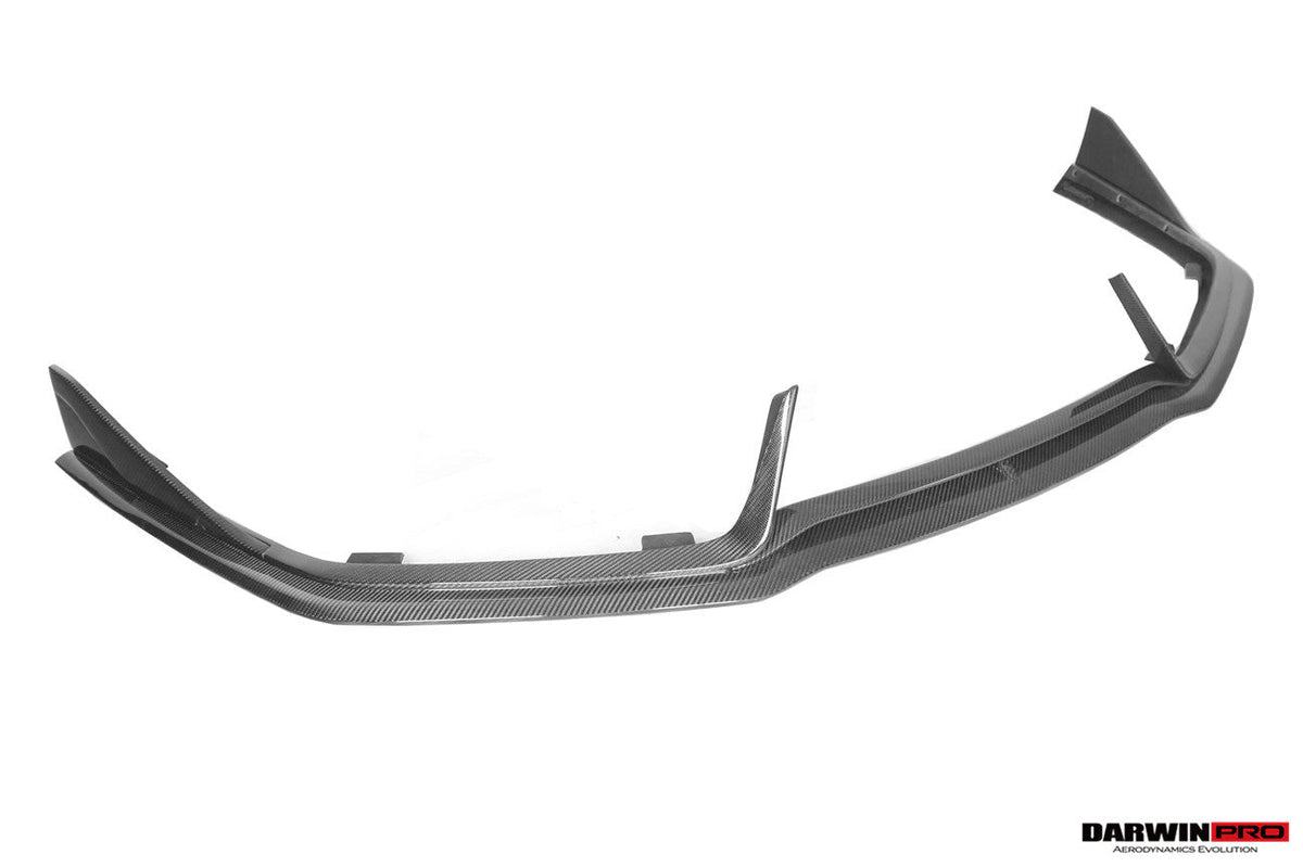 2016-2019 Lamborghini Huracan LP580 Carbon Fiber Front Lip Splitter DarwinPRO (BKSS) (CF5556BKSS580-FL)