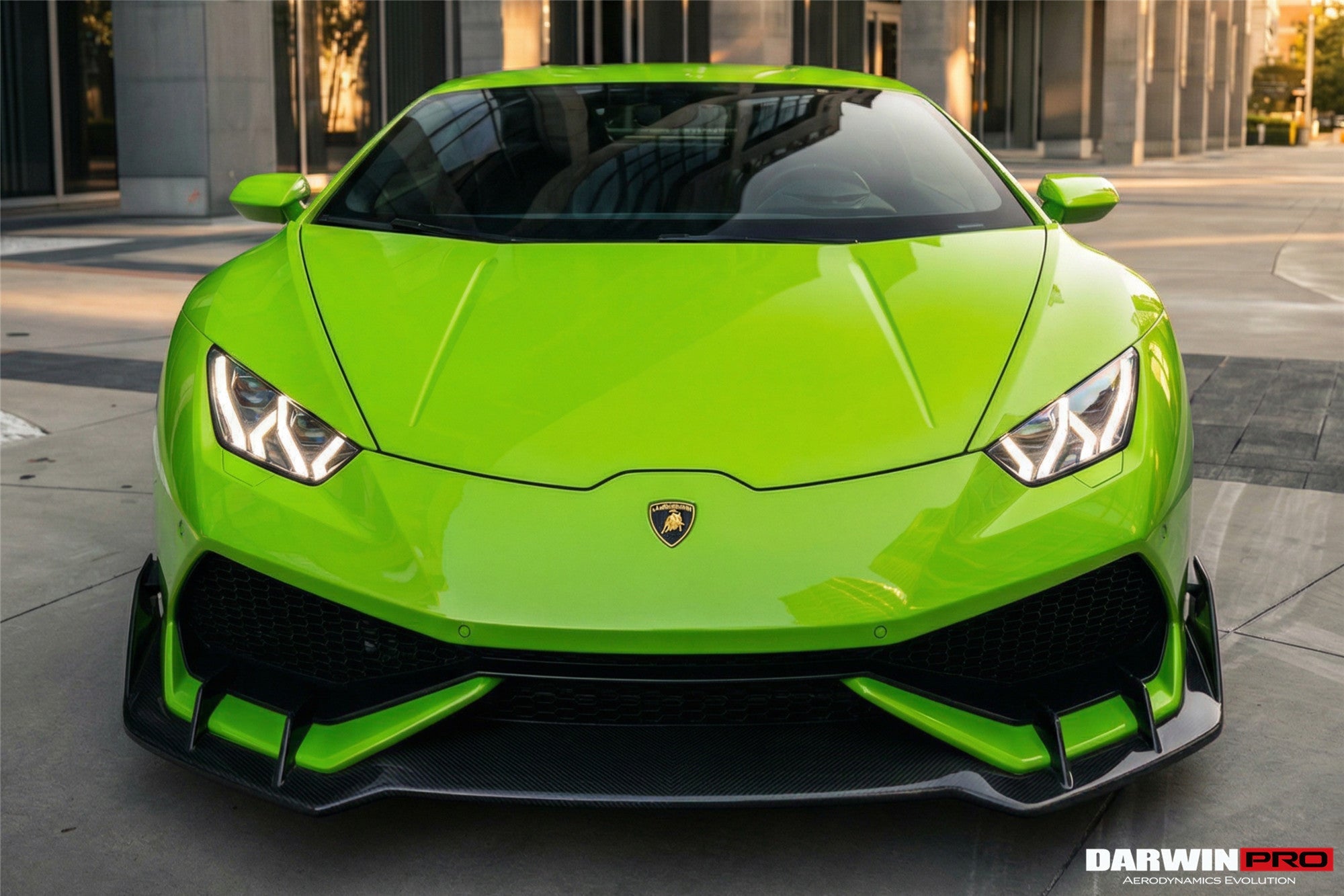 DarwinPRO AO Style Carbon Fiber Front Lip | 2015-2020 Lamborghini Huracan LP610
