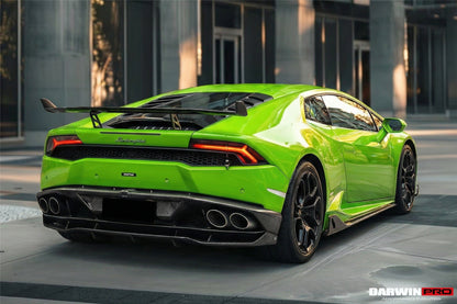 DarwinPRO 2015-2020 Lamborghini Huracan LP610 AO Style Carbon Fiber Rear Diffuser