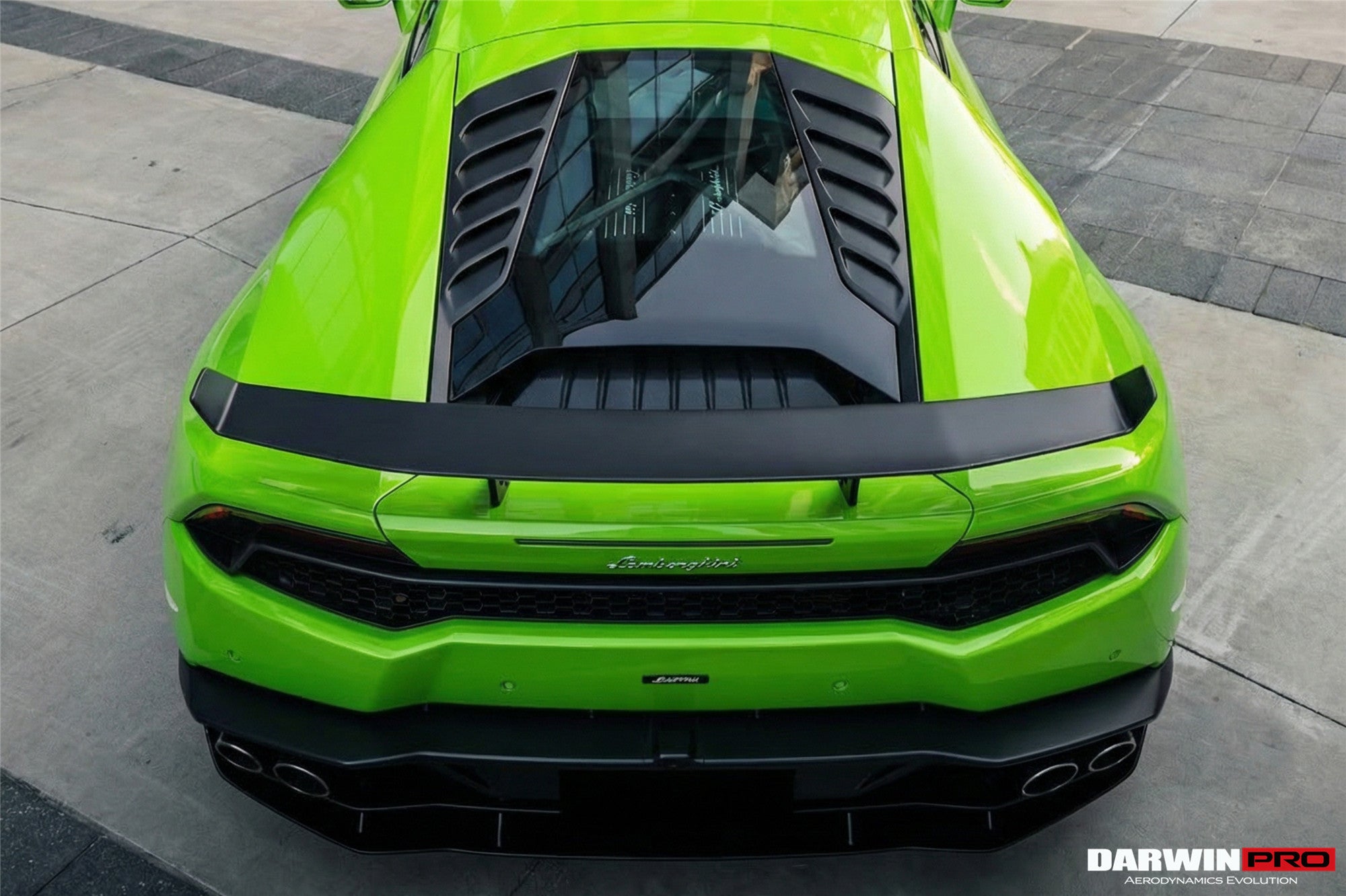 Alerón de maletero de fibra de carbono DarwinPRO para Lamborghini Huracan LP610, LP580, EVO y Tecnica AO (2015-2025)