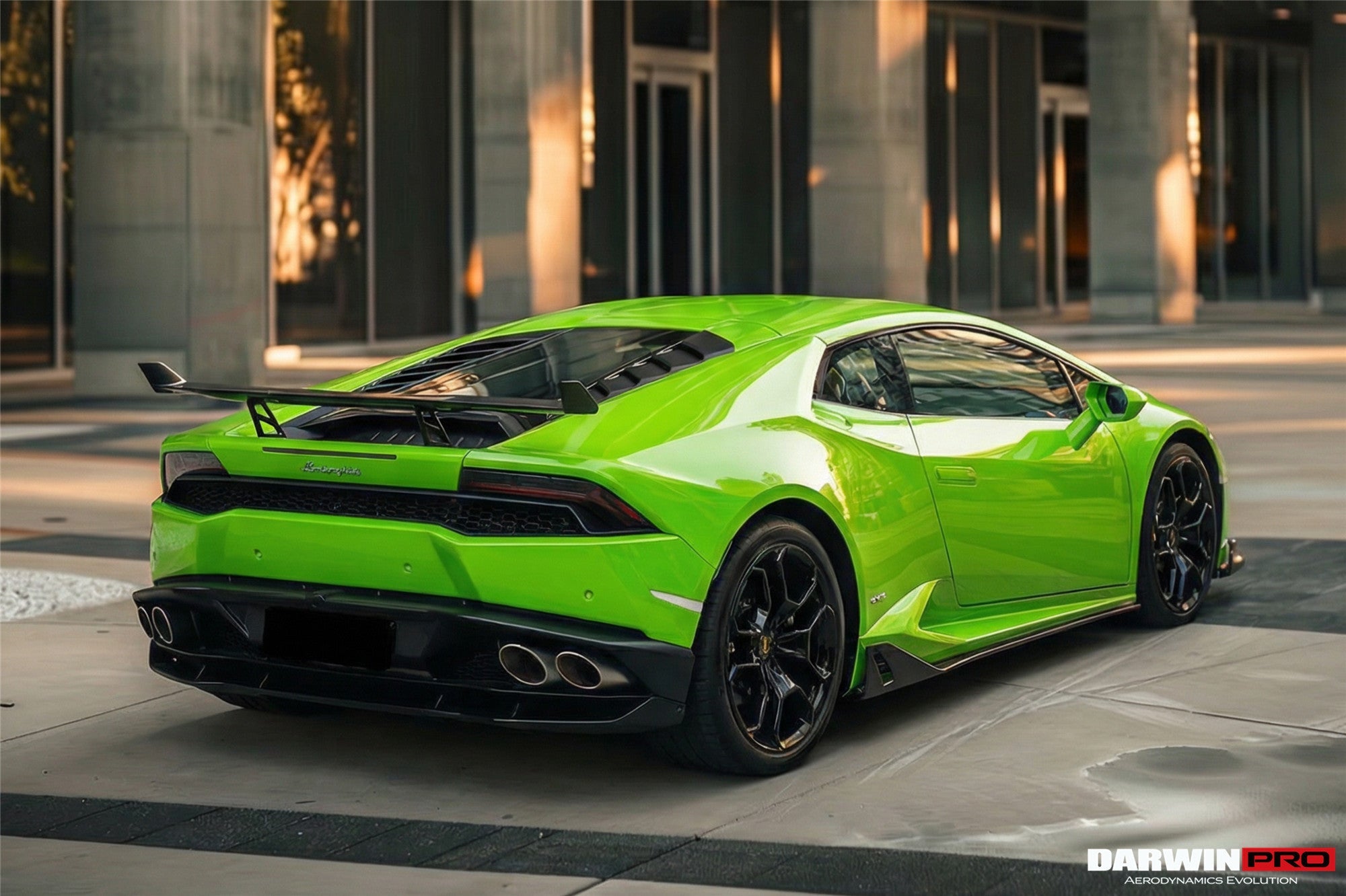 Alerón de maletero de fibra de carbono DarwinPRO para Lamborghini Huracan LP610, LP580, EVO y Tecnica AO (2015-2025)