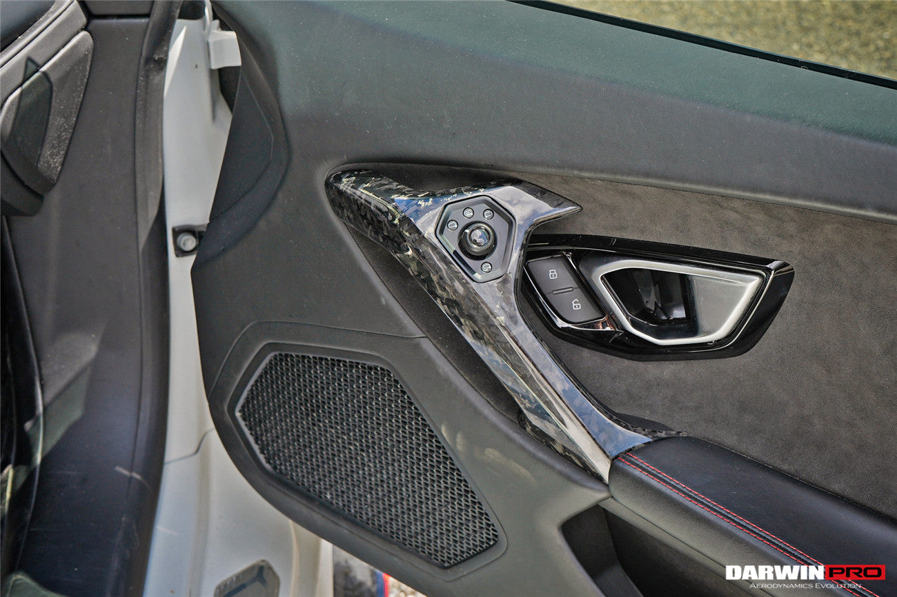Manija de puerta de fibra de carbono autoclave DarwinPRO para Lamborghini Huracan LP610, LP580 y EVO (2015-2023)