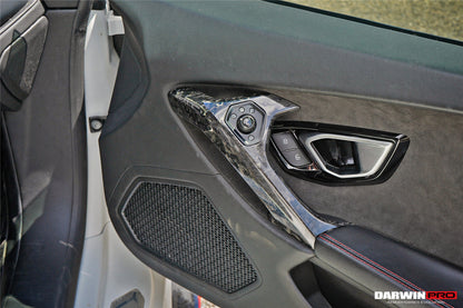 Manija de puerta de fibra de carbono autoclave DarwinPRO para Lamborghini Huracan LP610, LP580 y EVO (2015-2023)