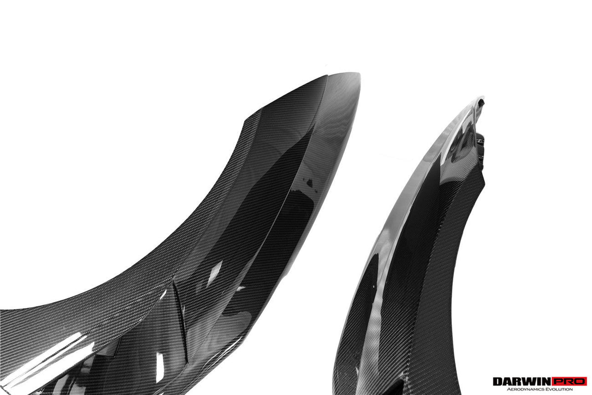 Guardabarros delantero ancho DarwinPRO 2015-2025 Lamborghini Huracan LP610 y LP580 y EVO y Tecnica estilo BKSSII