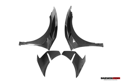 Guardabarros delantero ancho DarwinPRO 2015-2025 Lamborghini Huracan LP610 y LP580 y EVO y Tecnica estilo BKSSII