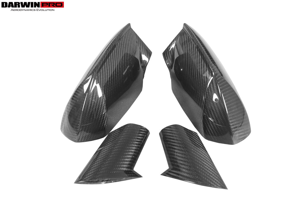 DarwinPRO 2015-2023 Lamborghini Huracan LP610 & LP580 & EVO & STO & PERFORMANTE Autoclave Carbon Fiber Mirror Housing Replacement