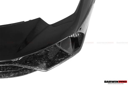 DarwinPRO 2015-2025 Lamborghini Huracan LP610 & LP580 & EVO & Tecnica Performante Style Partial Carbon Front Bumper