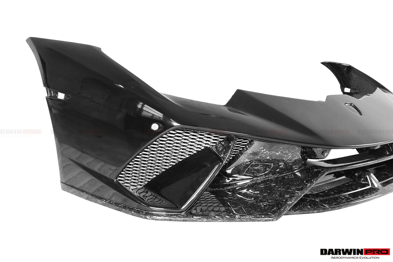 DarwinPRO 2015-2025 Lamborghini Huracan LP610 & LP580 & EVO & Tecnica Performante Style Partial Carbon Front Bumper