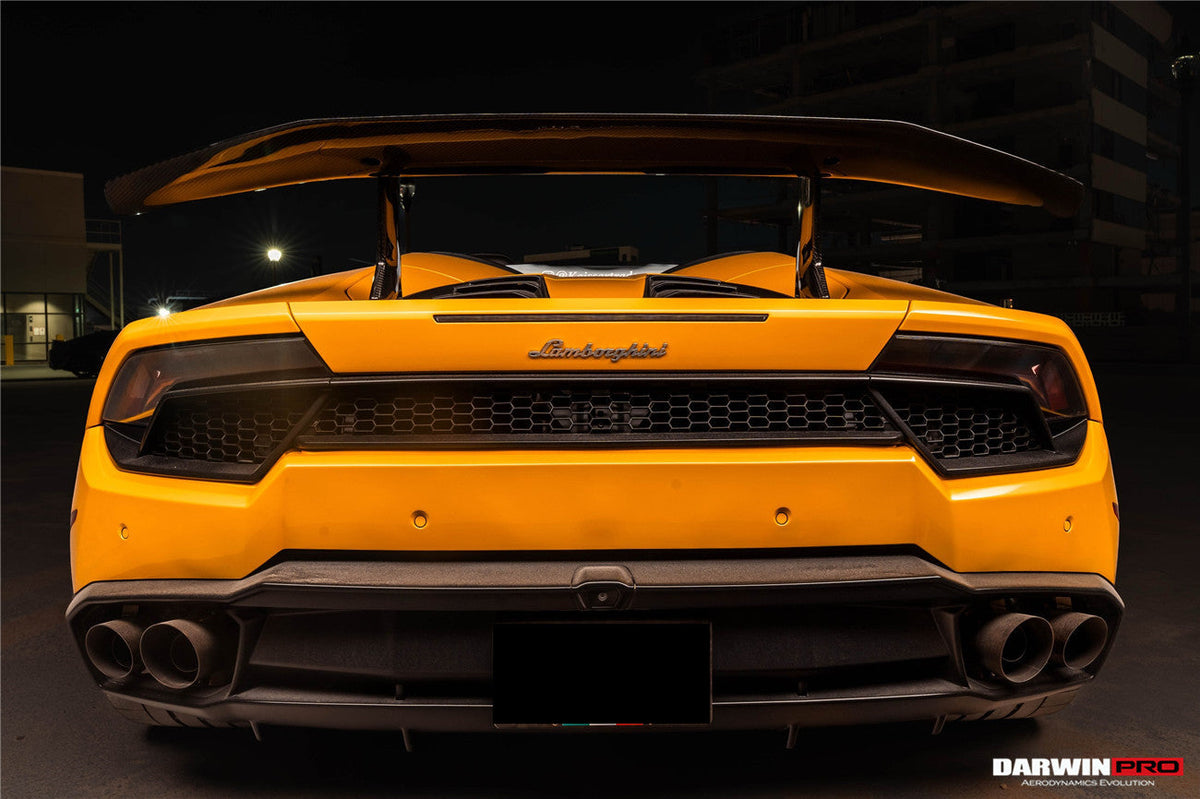 DarwinPRO 2015-2020 Lamborghini Huracan LP610 & LP580 Performante Style Carbon Fiber Spoiler Wing