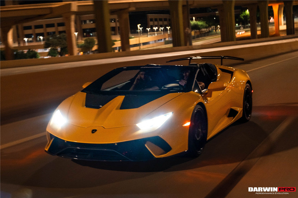 DarwinPRO 2015-2025 Lamborghini Huracan LP610 & LP580 & EVO & Tecnica Performante Style Partial Carbon Front Bumper