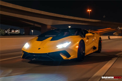 DarwinPRO 2015-2025 Lamborghini Huracan LP610 & LP580 & EVO & Tecnica Performante Style Partial Carbon Front Bumper