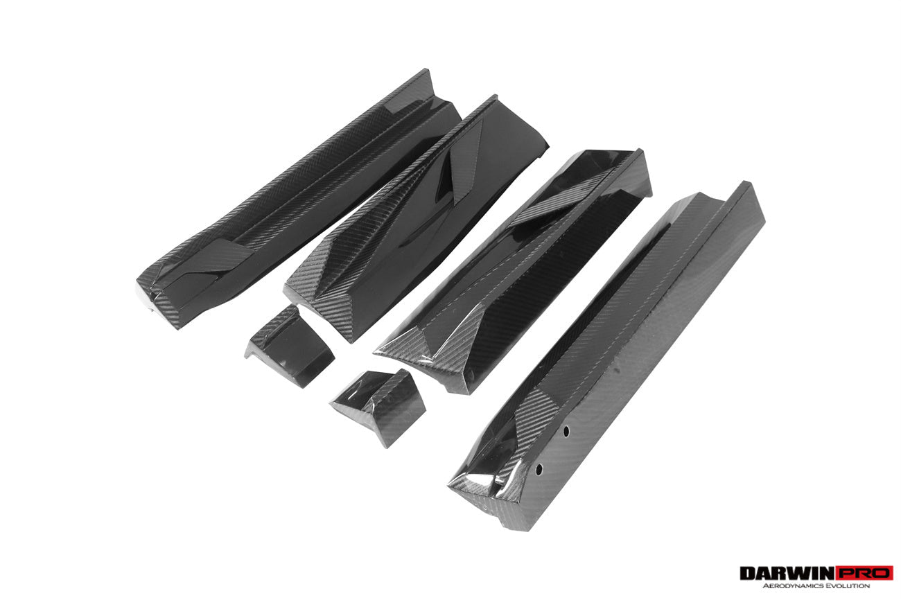 DarwinPRO 2018-2025 Lamborghini URUS BKSS Part Carbon Fiber Side Skirts | Fits URUS, S, Performante