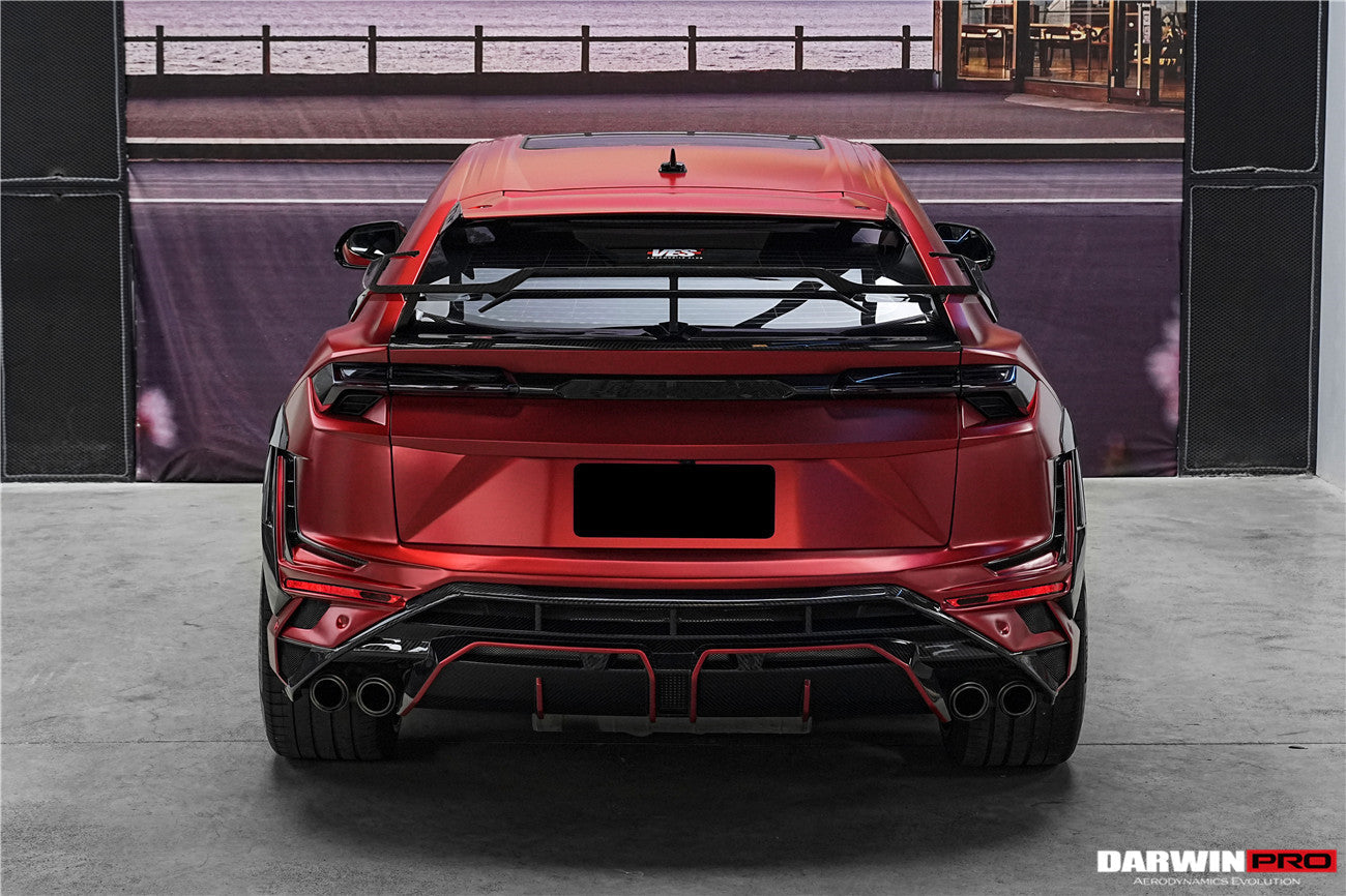 DarwinPRO 2018-2025 Lamborghini URUS BKSS Part Carbon Fiber Rear Bumper | Fits URUS, S, Performante