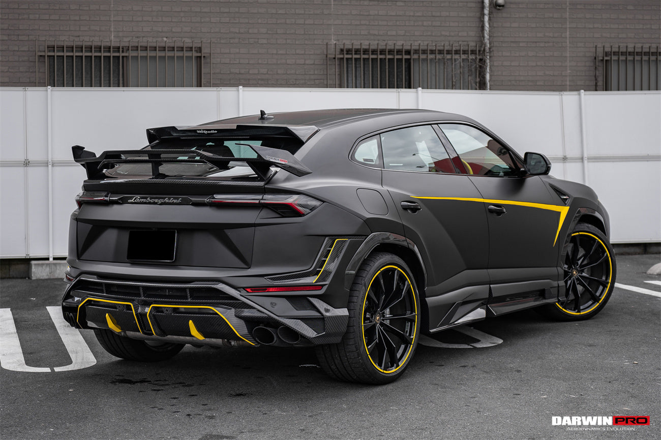 DarwinPRO 2018-2025 Lamborghini URUS BKSS Part Carbon Fiber Side Skirts | Fits URUS, S, Performante