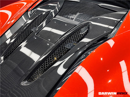 DarwinPRO 2015-2020 McLaren 540c 570s Coupe Autoclave Carbon Fiber Rear Engine Trunk Replacement