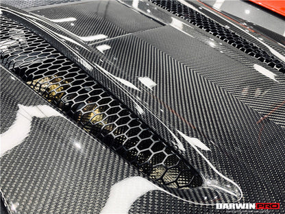 DarwinPRO 2015-2020 McLaren 540c 570s Coupe Autoclave Carbon Fiber Rear Engine Trunk Replacement