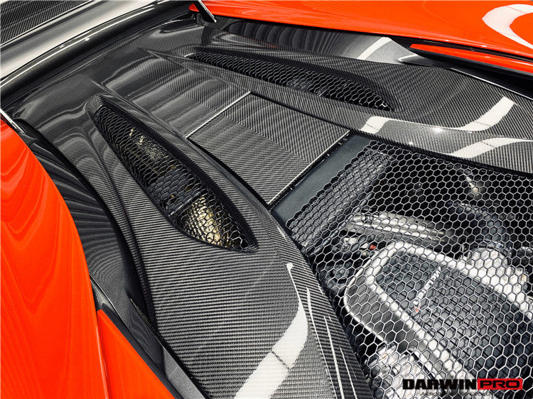 DarwinPRO 2015-2020 McLaren 540c 570s Coupe Autoclave Carbon Fiber Rear Engine Trunk Replacement