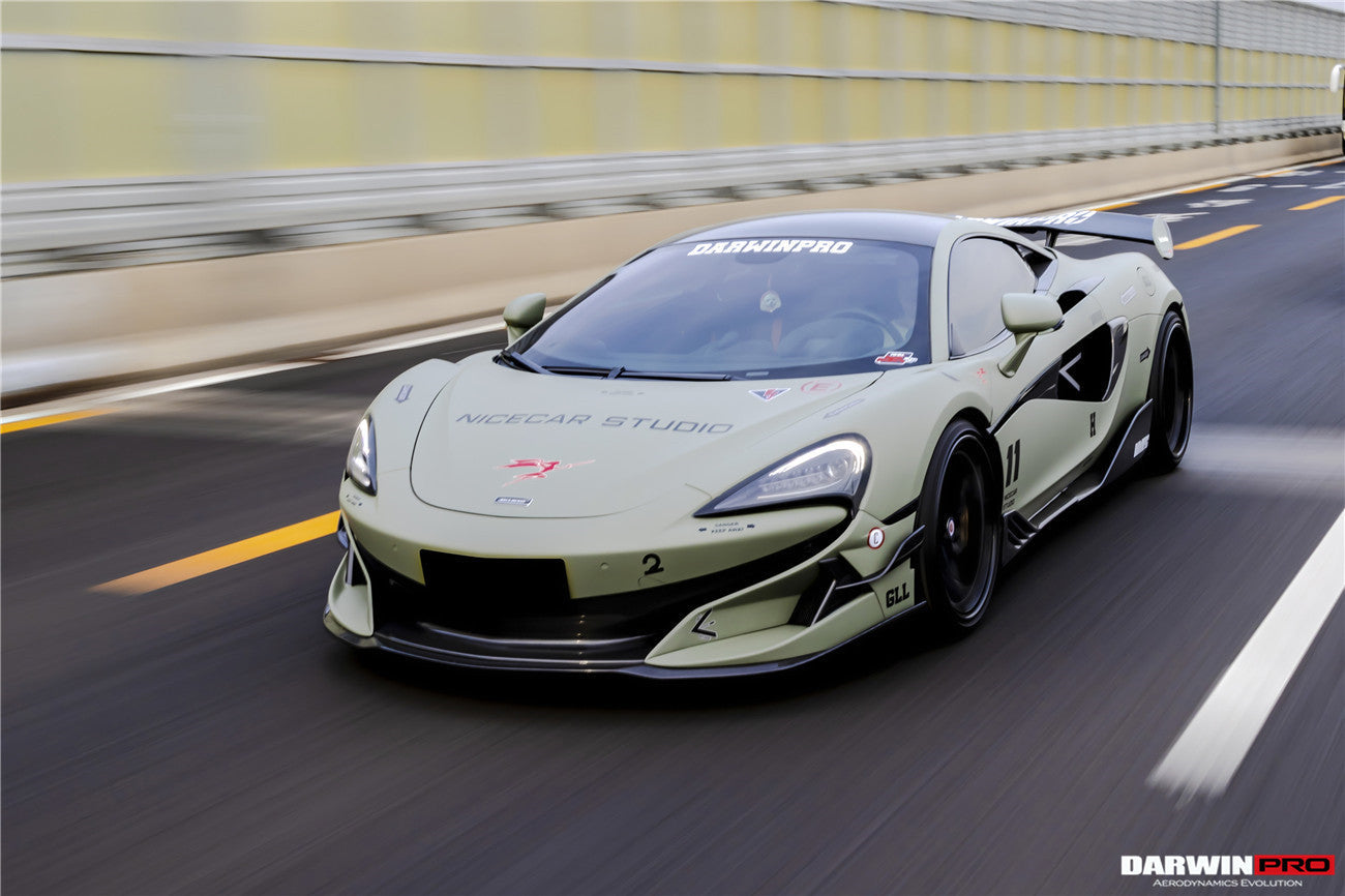 Borde delantero de fibra de carbono DarwinPRO 2015-2021 McLaren 600lt y 570S estilo BKSS