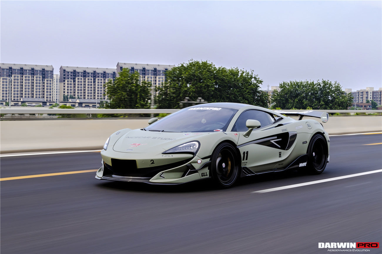 DarwinPRO BKSS Style Carbon Fiber Side Skirts Under Board | 2015-2021 McLaren 600LT, 540C, 570S