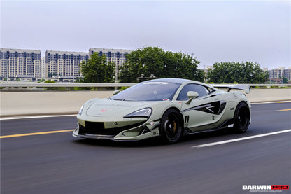 DarwinPRO BKSS Style Carbon Fiber Side Skirts Under Board | 2015-2021 McLaren 600LT, 540C, 570S