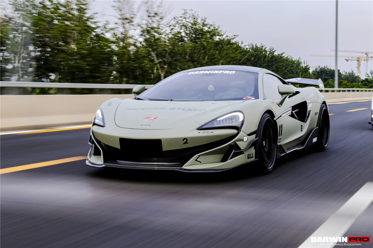Borde delantero de fibra de carbono DarwinPRO 2015-2021 McLaren 600lt y 570S estilo BKSS