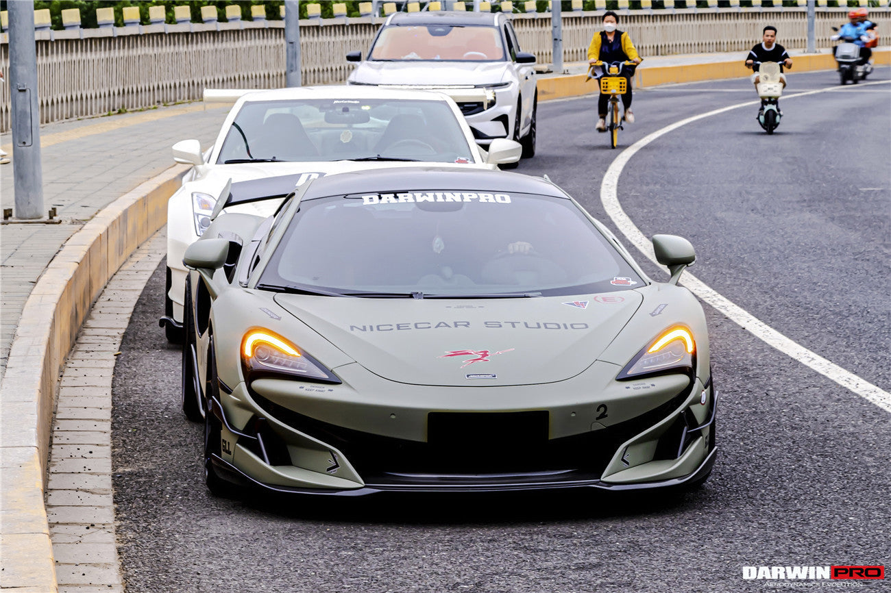 Borde delantero de fibra de carbono DarwinPRO 2015-2021 McLaren 600lt y 570S estilo BKSS
