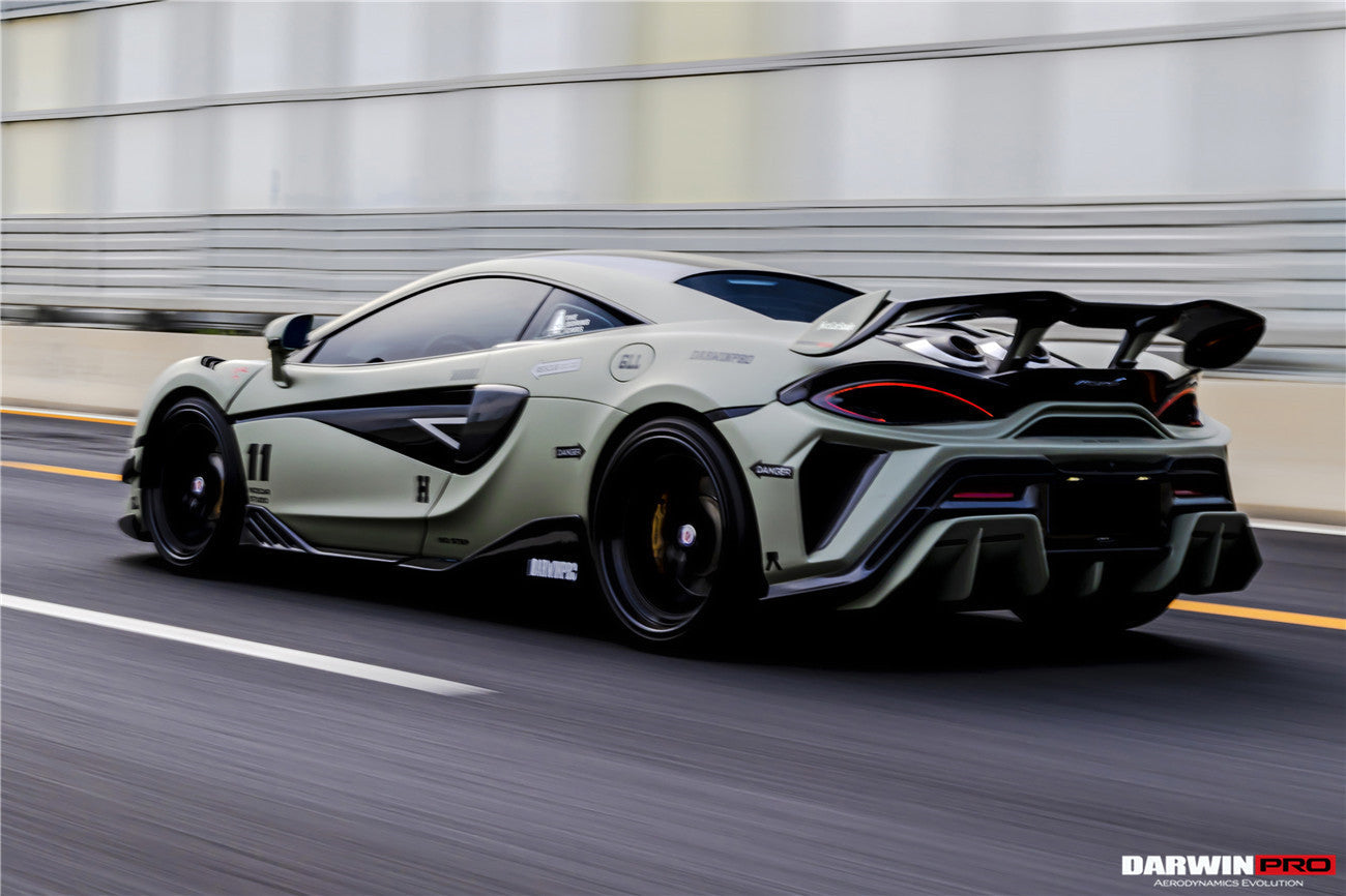 DarwinPRO BKSS Style Carbon Fiber Side Skirts Under Board | 2015-2021 McLaren 600LT, 540C, 570S