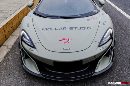 Borde delantero de fibra de carbono DarwinPRO 2015-2021 McLaren 600lt y 570S estilo BKSS