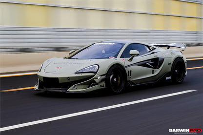 DarwinPRO BKSS Style Carbon Fiber Side Skirts Under Board | 2015-2021 McLaren 600LT, 540C, 570S