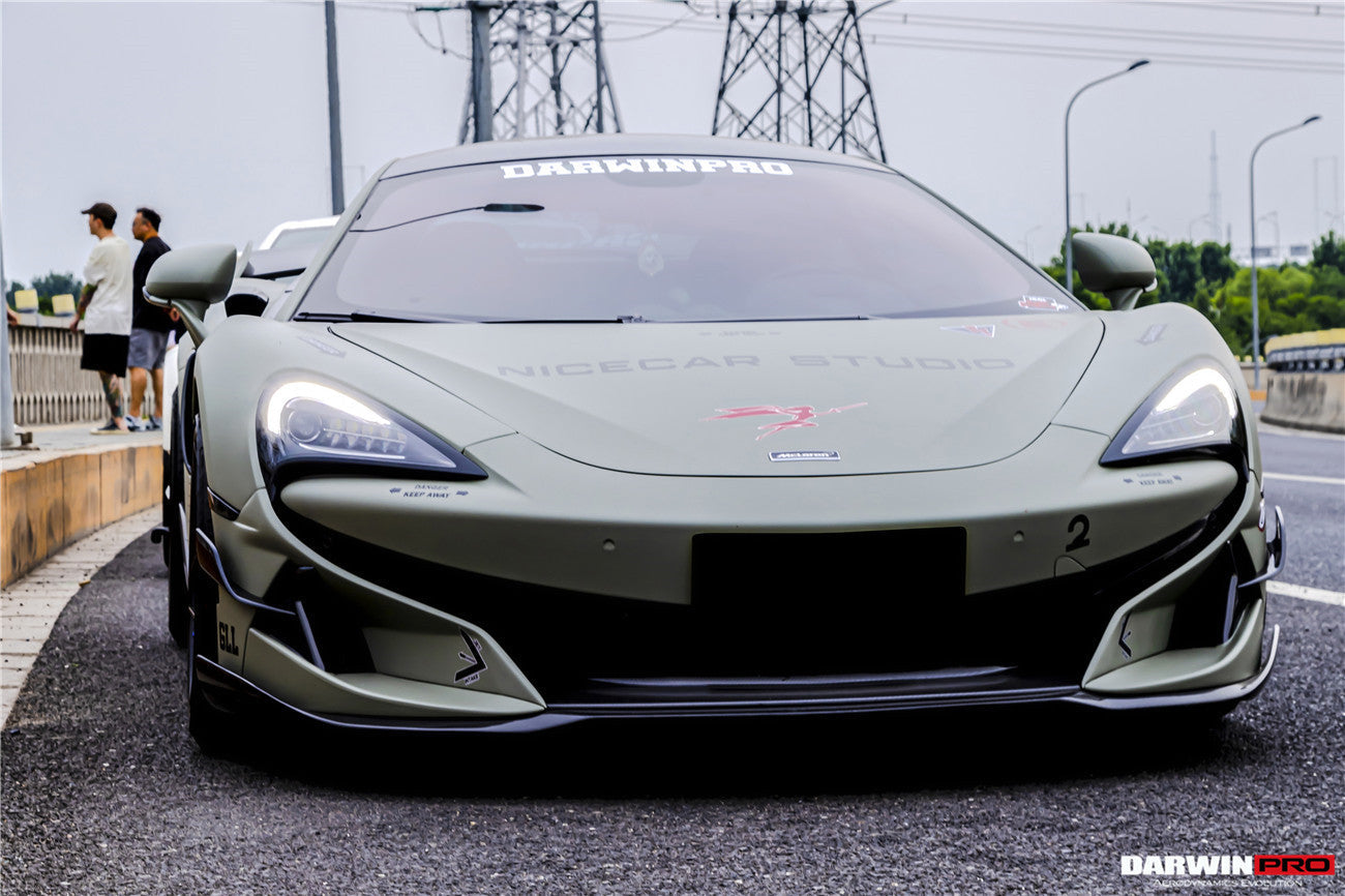 Borde delantero de fibra de carbono DarwinPRO 2015-2021 McLaren 600lt y 570S estilo BKSS