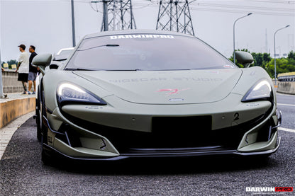 Borde delantero de fibra de carbono DarwinPRO 2015-2021 McLaren 600lt y 570S estilo BKSS