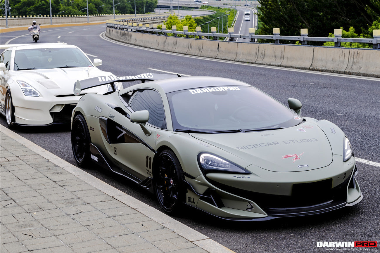 DarwinPRO BKSS Style Dry Carbon Fiber Trunk Spoiler Wing | 2018-2021 McLaren 600LT