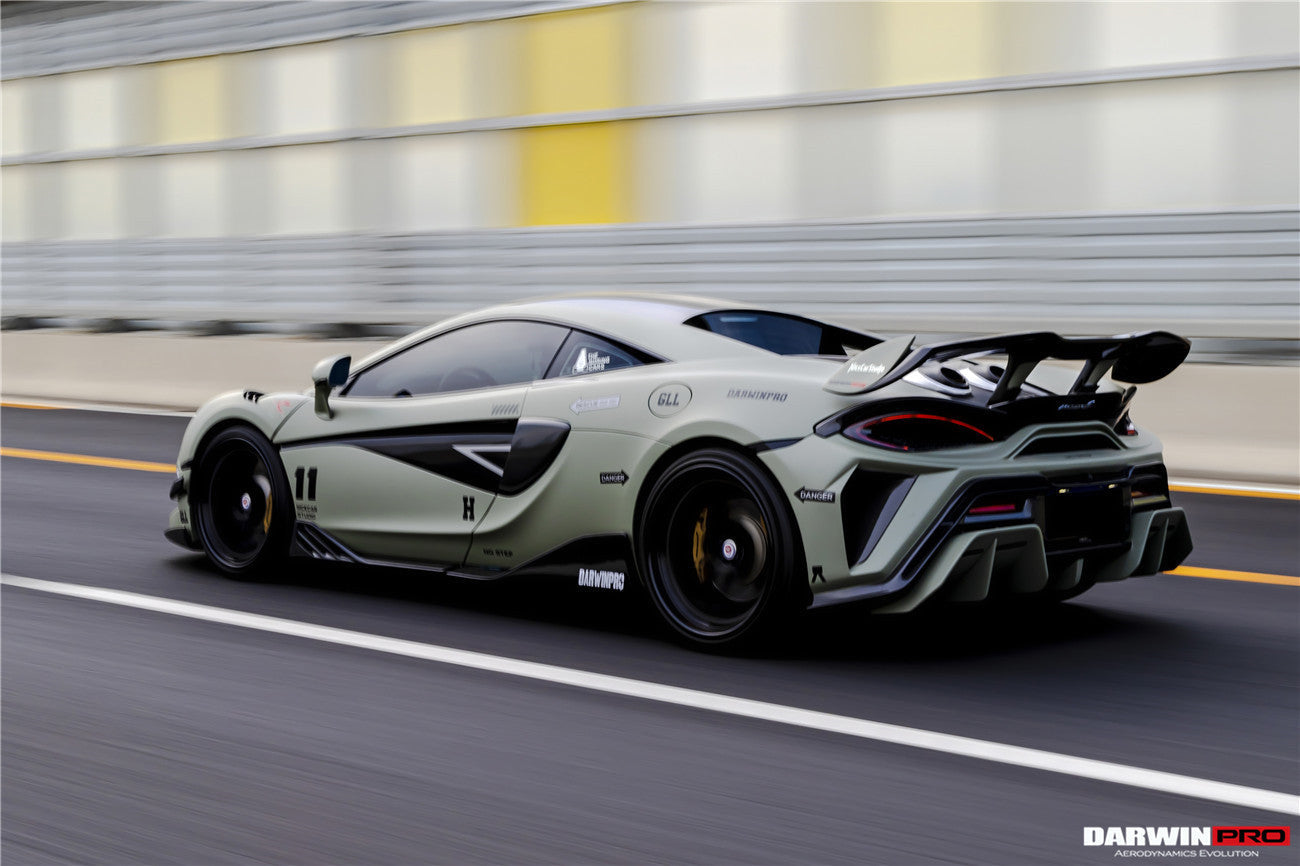 DarwinPRO 2018-2021 McLaren 600lt BKSS Style Partial Carbon Fiber Rear Bumper