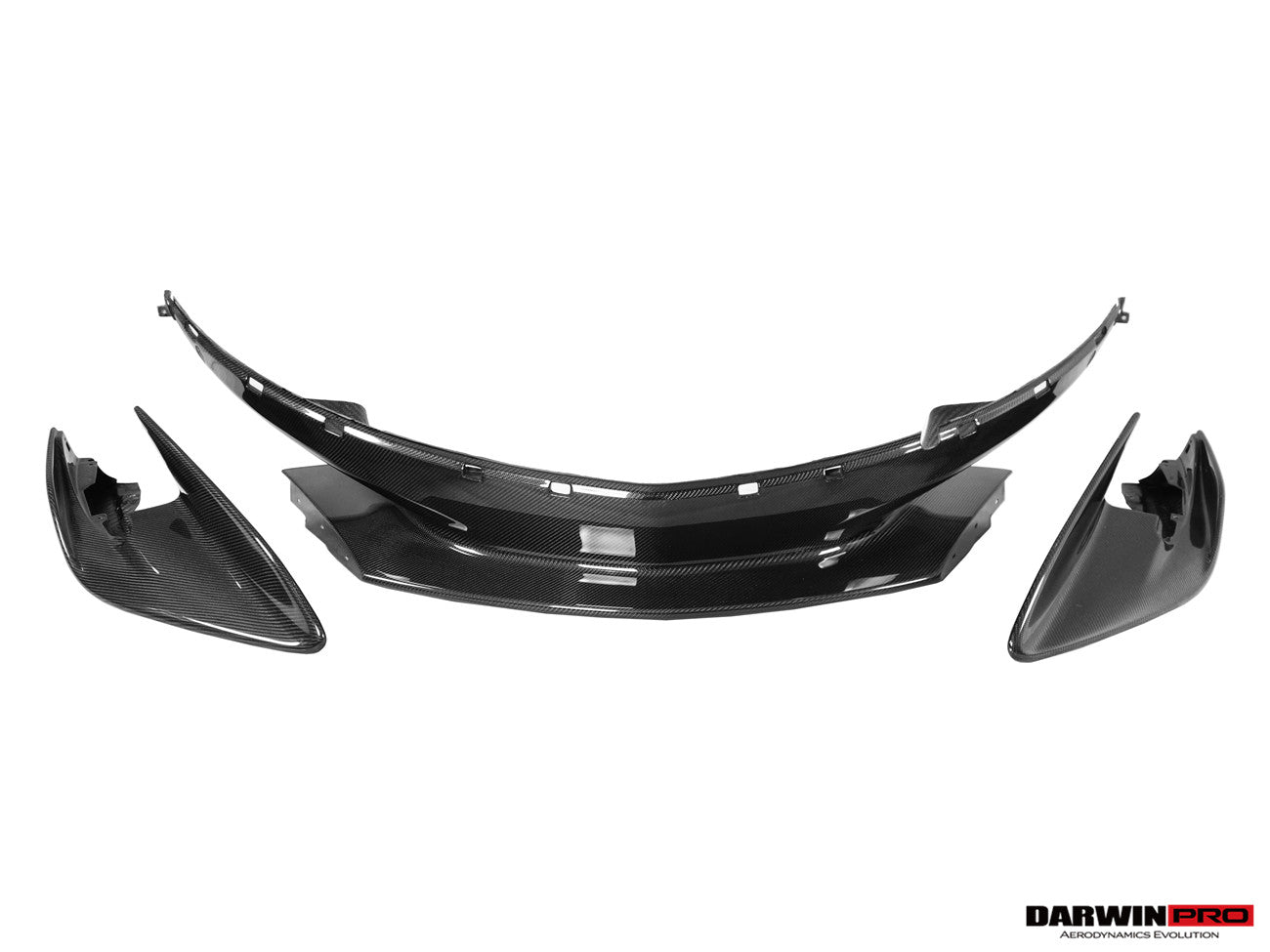 Borde de parachoques delantero de fibra de carbono DarwinPRO 2018-2021 McLaren 600lt
