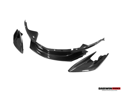 Borde de parachoques delantero de fibra de carbono DarwinPRO 2018-2021 McLaren 600lt
