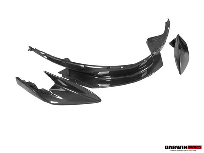 Borde de parachoques delantero de fibra de carbono DarwinPRO 2018-2021 McLaren 600lt