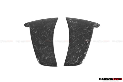 DarwinPRO Carbon Fiber Rear Bumper Side Canards | 2018-2021 McLaren 600lt