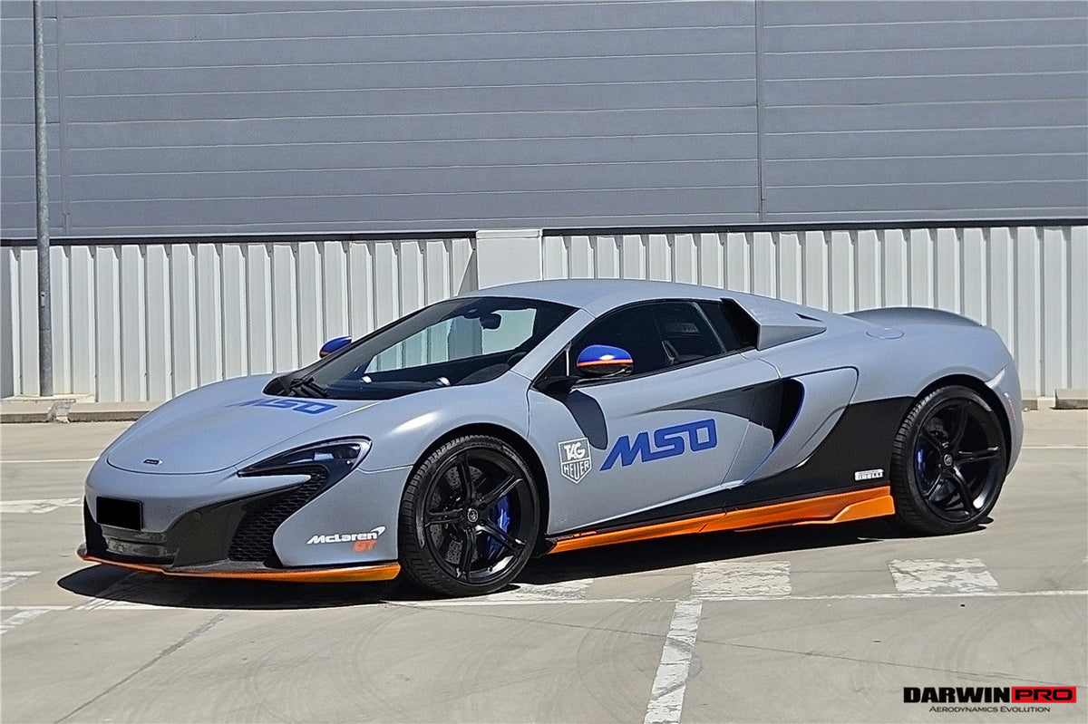Tomas de aire de fibra de carbono para ventanas laterales DarwinPRO 2011-2017 para McLaren 650s y 12C estilo BKSS