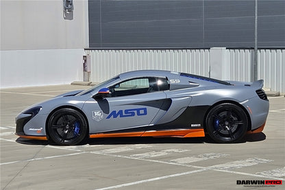 Tomas de aire de fibra de carbono para ventanas laterales DarwinPRO 2011-2017 para McLaren 650s y 12C estilo BKSS