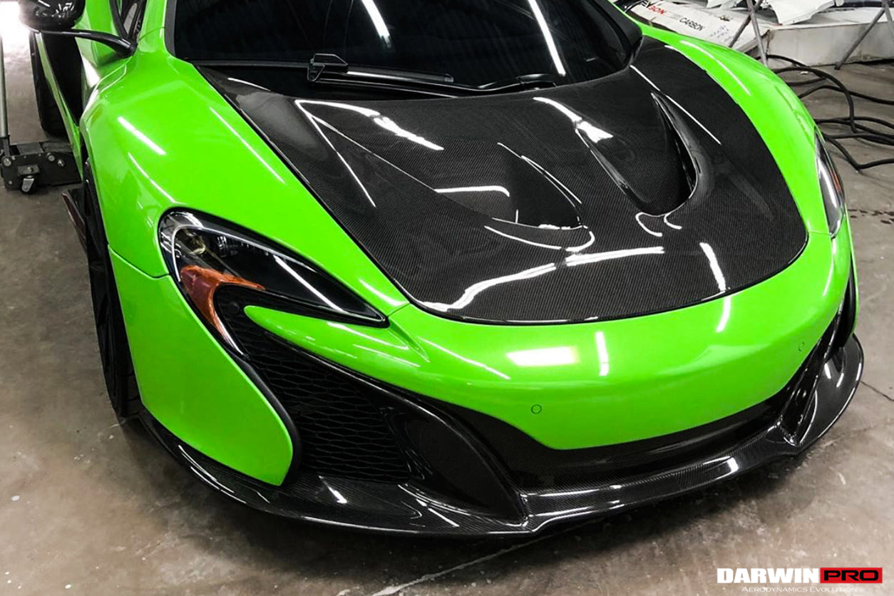 DarwinPRO 2014-2017 McLaren 650S P1 Style Carbon Fiber Hood