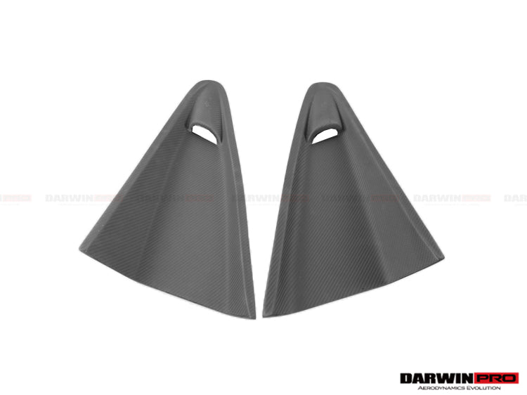 Tomas de aire de fibra de carbono para ventanas laterales DarwinPRO 2011-2017 para McLaren 650s y 12C estilo BKSS