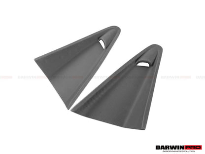 Tomas de aire de fibra de carbono para ventanas laterales DarwinPRO 2011-2017 para McLaren 650s y 12C estilo BKSS