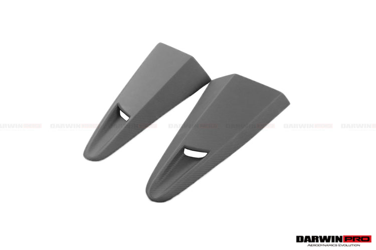 Tomas de aire de fibra de carbono para ventanas laterales DarwinPRO 2011-2017 para McLaren 650s y 12C estilo BKSS