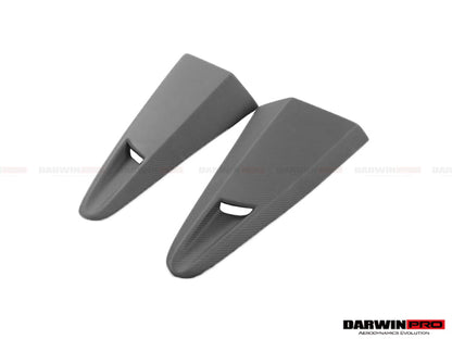 Tomas de aire de fibra de carbono para ventanas laterales DarwinPRO 2011-2017 para McLaren 650s y 12C estilo BKSS