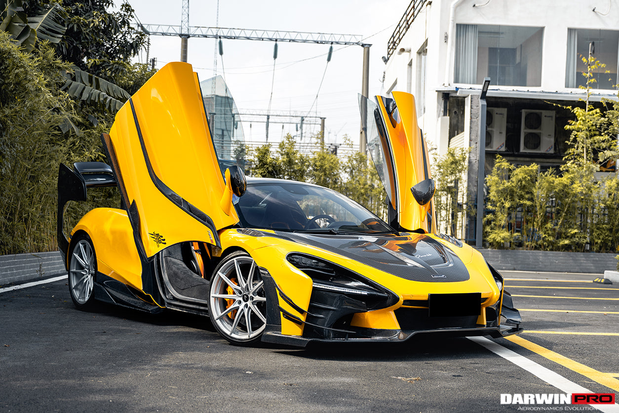 DarwinPRO Se²NWB Style Carbon Fiber Side Door Trims | 2017-2023 McLaren 720s